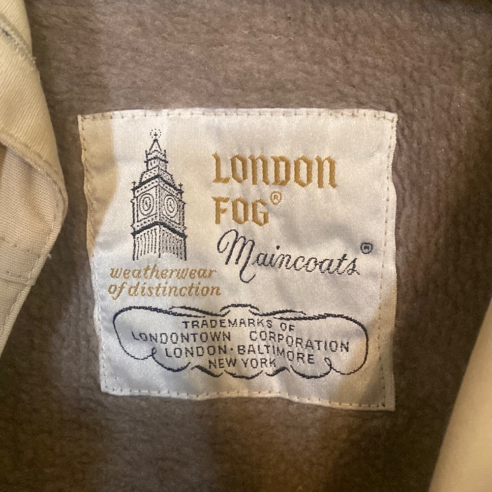 London fog coat